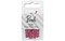 Accent Design Paper Accents Brads 4.5mm x 8mm 100pc Solid Pink, Brads for Paper Crafts, Brads Paper Fasteners, Metal Brads, Wire Brads, Small Brads, Pink Brads